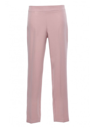 .K055 Slim silueto kelnės - crepe pink