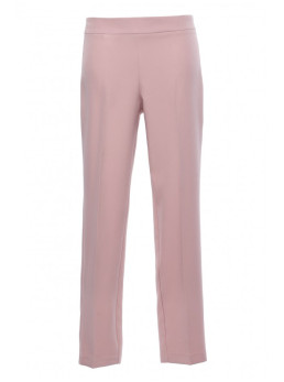 .K055 Slim silueto kelnės - crepe pink