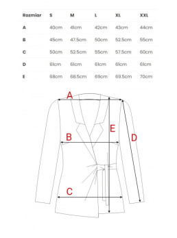 .K056 Švarkas su juosiamu diržu - crepe pink