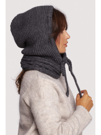BK095 Knit balaclava - graphite