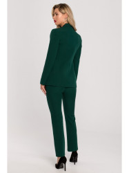 K141 Blazer with double flap pockets - bottle green