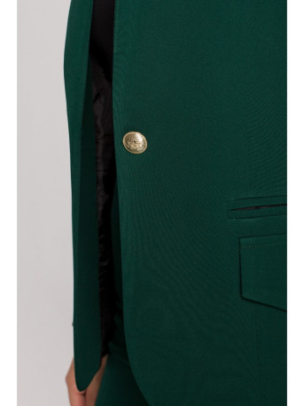 K141 Blazer with double flap pockets - bottle green