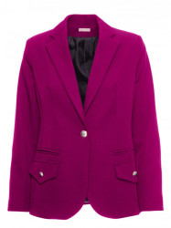 K141 Blazer with double flap pockets - ruby