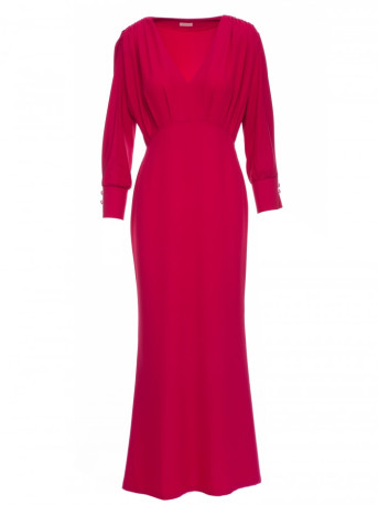 K143 Mermaid dress - plum