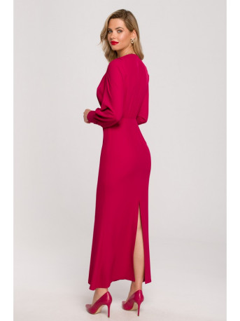 K143 Mermaid dress - plum