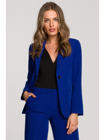 S310 Single button blazer keflavik - royal blue