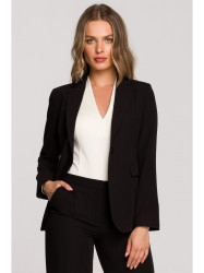 S310 Single button blazer keflavik - black