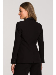 S310 Single button blazer keflavik - black