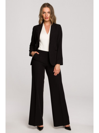 S310 Single button blazer keflavik - black