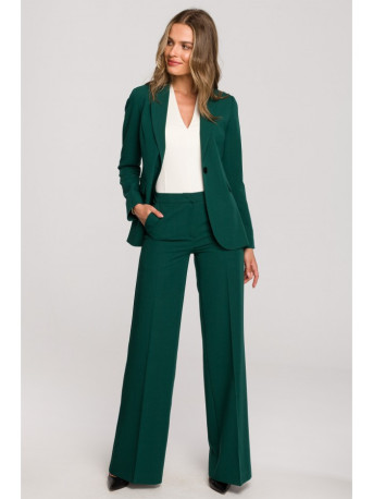 S310 Single button blazer keflavik - green
