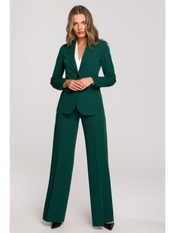 S310 Single button blazer keflavik - green