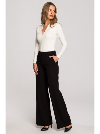 S311 Wide leg trousers - black