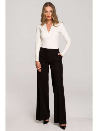 S311 Wide leg trousers - black