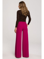 S311 Wide leg trousers - plum
