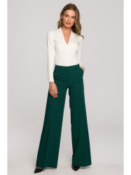 S311 Wide leg trousers - green