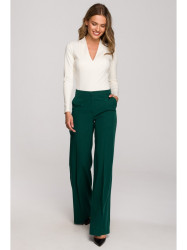 S311 Wide leg trousers - green