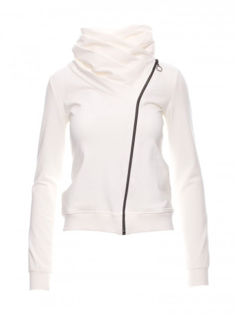 B071 Zipped sweatshirt - ecru