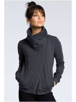 B071 Zipped sweatshirt - graphite