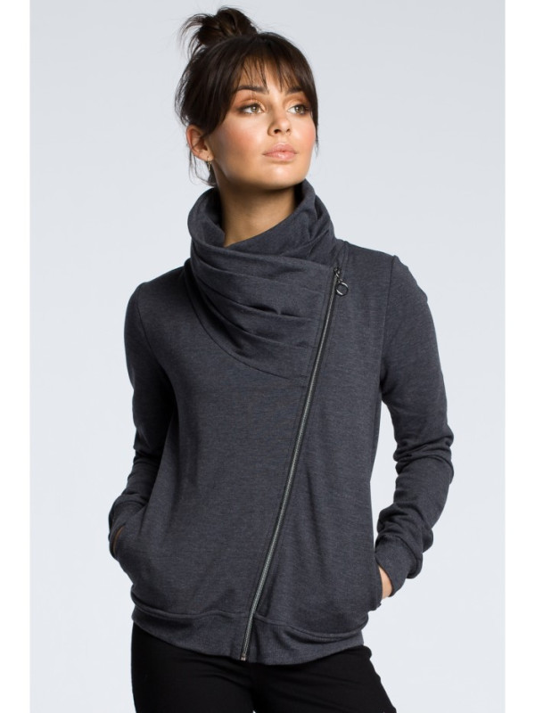 B071 Zipped sweatshirt - graphite