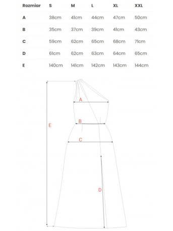 M718 One shoulder maxi dress - champagne