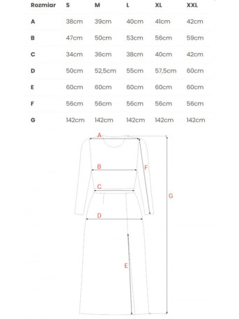 M719 Maxi dress with long sleeves - red