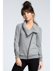 B071 Zipped sweatshirt - grey