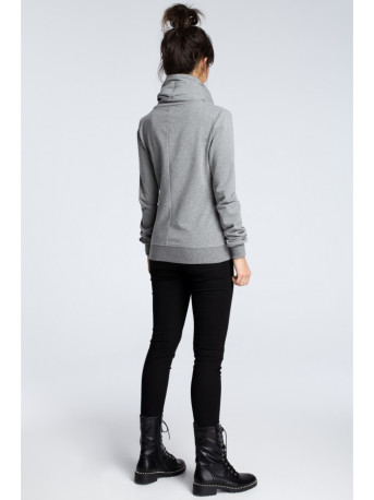 B071 Zipped sweatshirt - grey