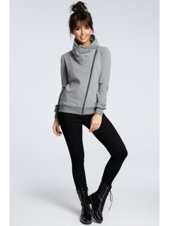 B071 Zipped sweatshirt - grey