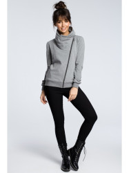 B071 Zipped sweatshirt - grey