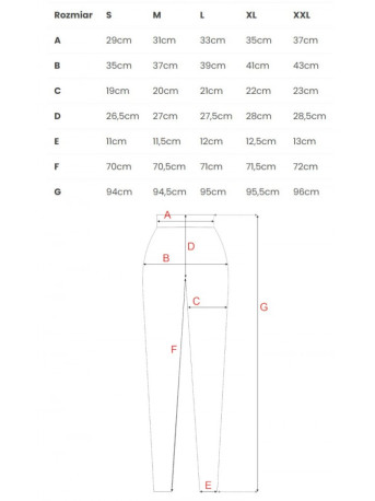 M734 Ribbed knit leggings - black