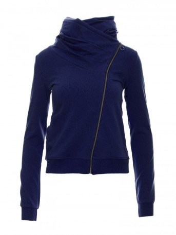 B071 Zipped sweatshirt - navy blue