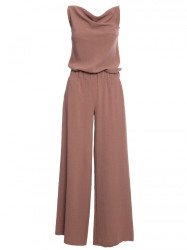 M737 Spaghetti strap jumpsuit - chocolate