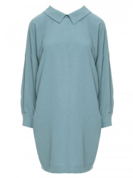 M740 Shirt dress with decorative chain - agave