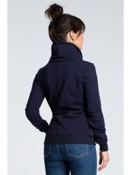 B071 Zipped sweatshirt - navy blue