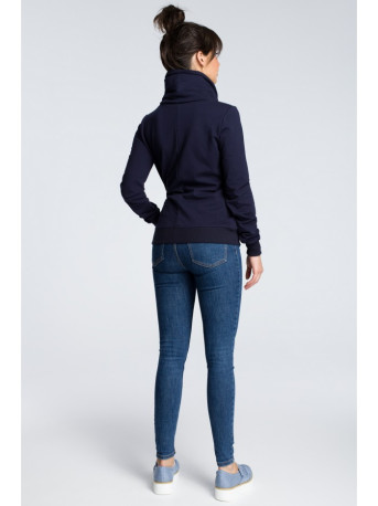 B071 Zipped sweatshirt - navy blue