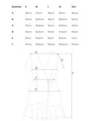 M741 Wrap dress with a tie detail - chocolate