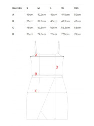 M744 Cocktail mini dress - black