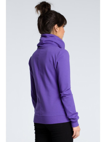 B071 Zipped sweatshirt - purple