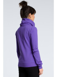 B071 Zipped sweatshirt - purple