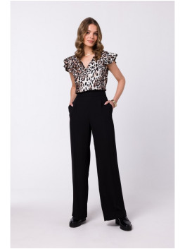 S331 Sleeveless blouse - black