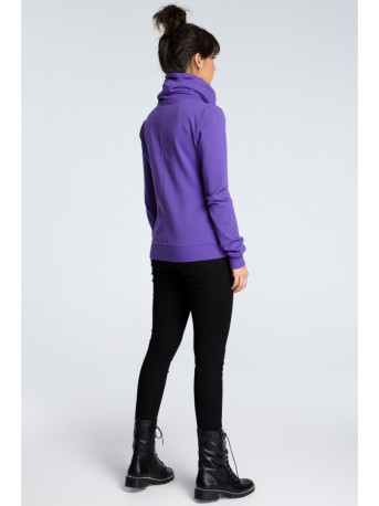 B071 Zipped sweatshirt - purple