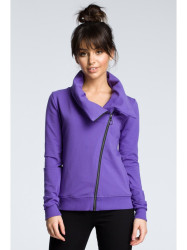 B071 Zipped sweatshirt - purple