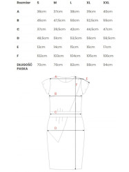 S336 Sheath dress with belt - black