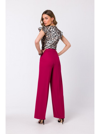 S344 Blouse with frilled sleeves - model 2