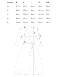 B255 Wrap dress with a shawl collar - olive