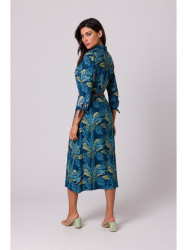 B259 Button down shirt dress - model 2