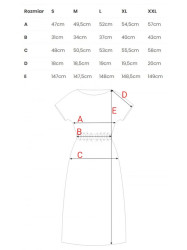 B264 Maxi dress with elasticated waist - honey