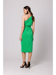 K160 One shoulder dress - green