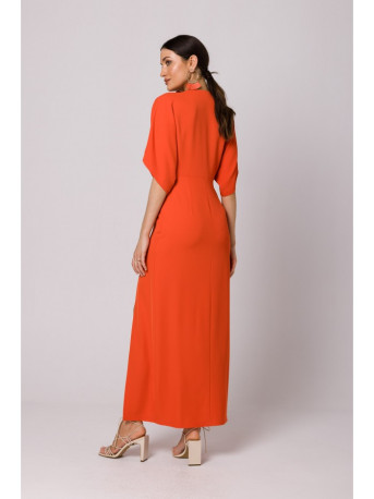 K163 Maxi dress - coral