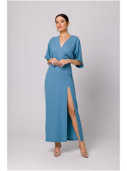 K163 Maxi dress - sky blue